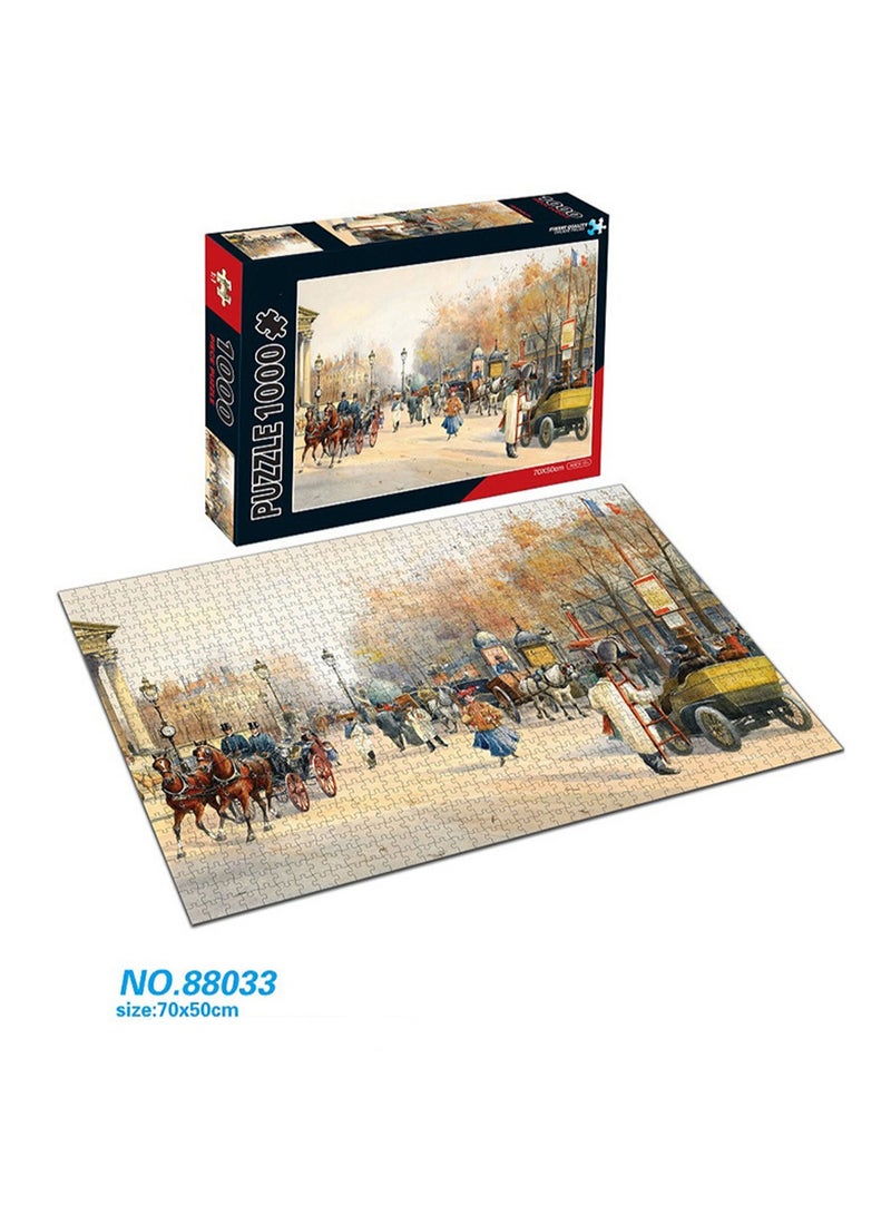 1000 Pieces Jigsaw Puzzle Stress Relief Educational Developmental Toy 70x50cm - Image 2